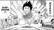 Goku returning