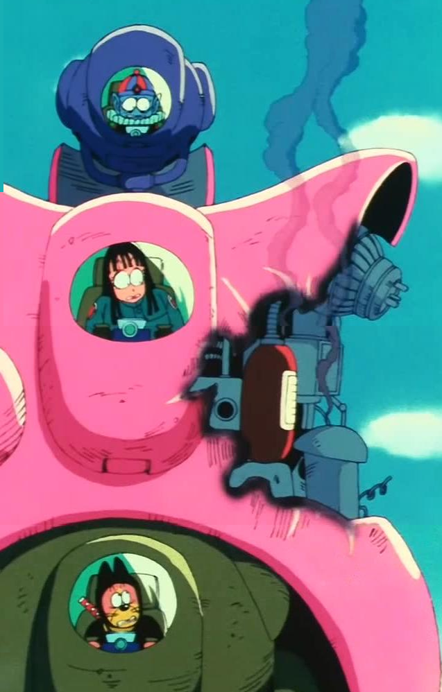 Image A entire arm of the Pilaf machine gone.jpg Dragon Ball Wiki