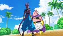 Beerus vs Majin Boo serie