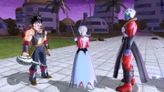 DBXV2 Time Breakers (The Decisive Battle with Majin Buu) Time Breakers' Energy Absorber (Out of my Way! Life or Death Battle - Cutscene 00.5)