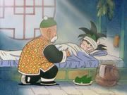Nonno Gohan cura Goku