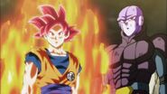 Goku Super Saiyan Dios y Hit