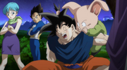 Bulma, Vegeta, Oolong y Goku (2013)