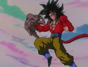 Goku attacca Chi Shenron