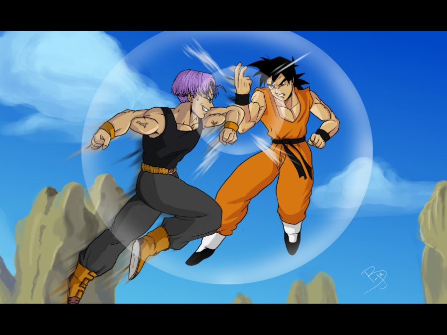 Goten Vs Trunks Dragon Ball Fanon Wiki Fandom Powered By Wikia 