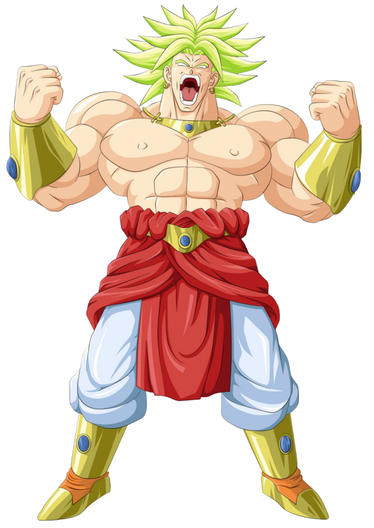 Resultado de imagem para Broly Super saiyan png