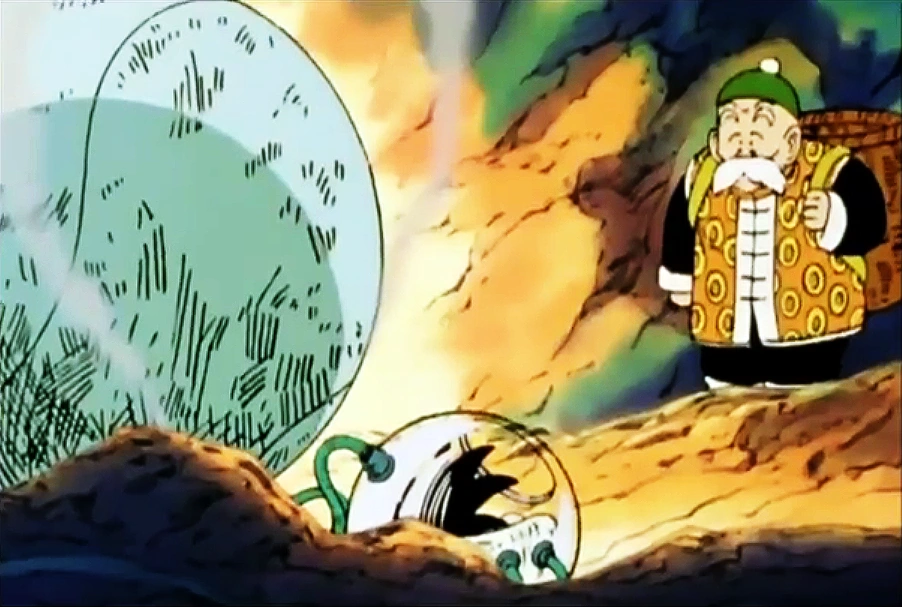 Resultado de imagen para Son Gohan abuelo y kakaroto