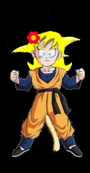 Super Saiyan Tailed Girl