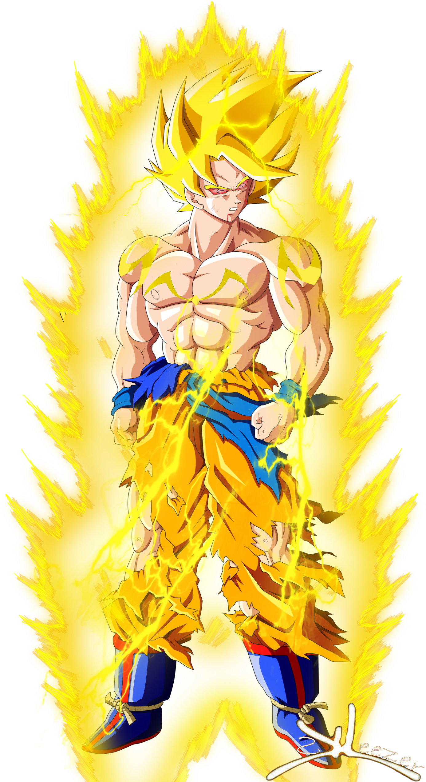 Goku Saiyan Saga Png 9552