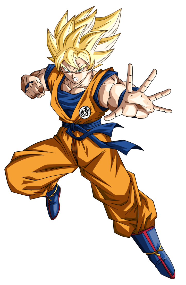 Imagen - Goku SSJ (TC).png | Dragon Ball Fanon Wiki ...