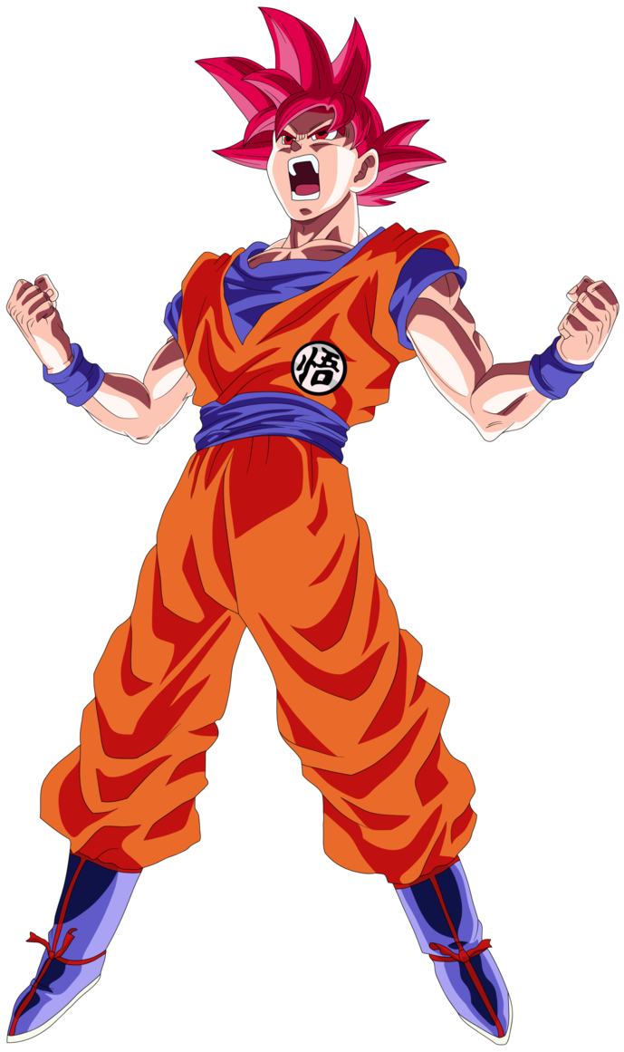 Imagen Goku Ssj Dios 100 Tcpng Dragon Ball Fanon Wiki Fandom