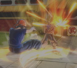 Pan vs Super Saiyan Goten