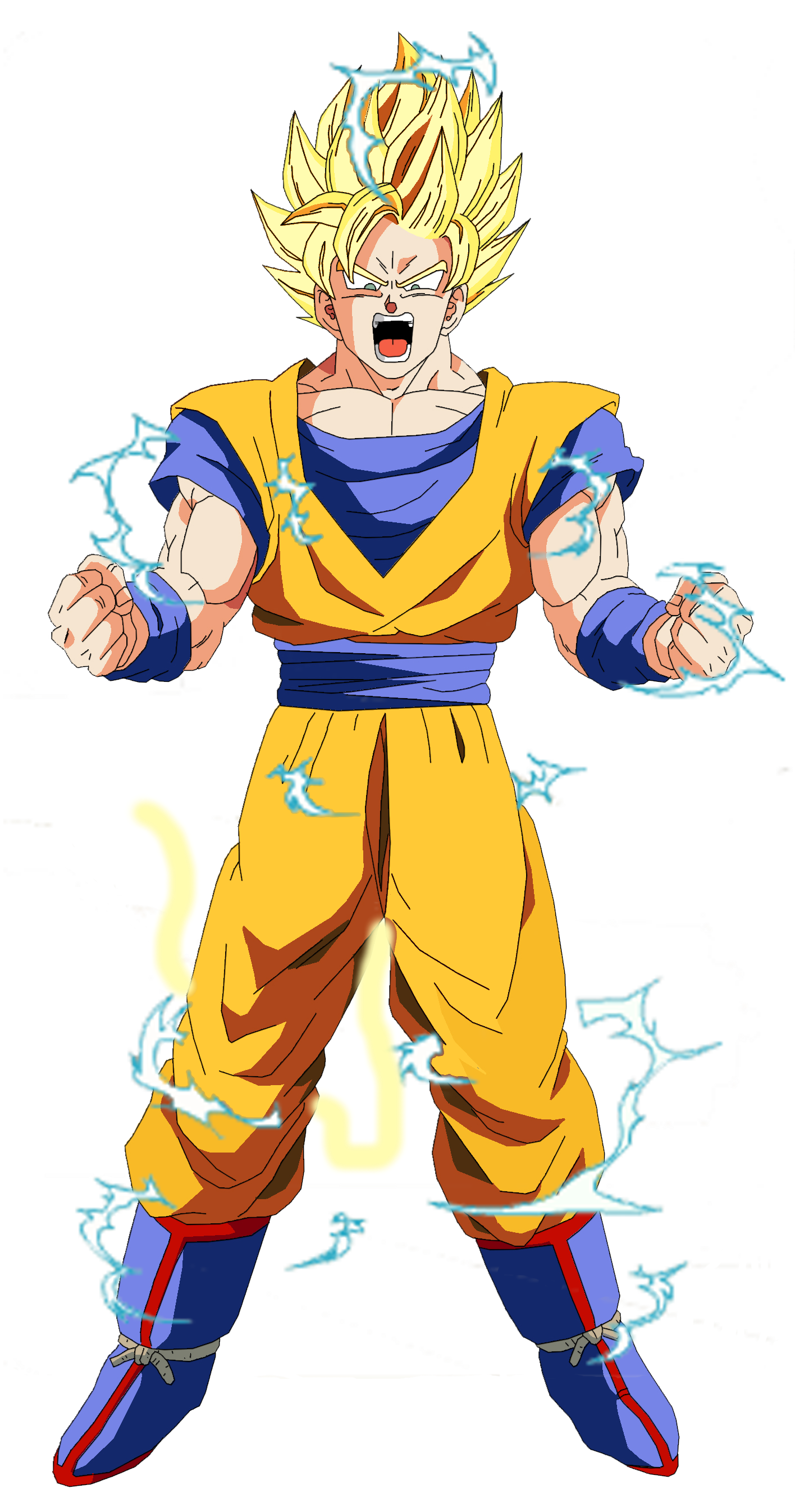 Goku Ssj2 Render By Luishatakeuchiha On Deviantart