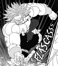 Broly schianta Gohan