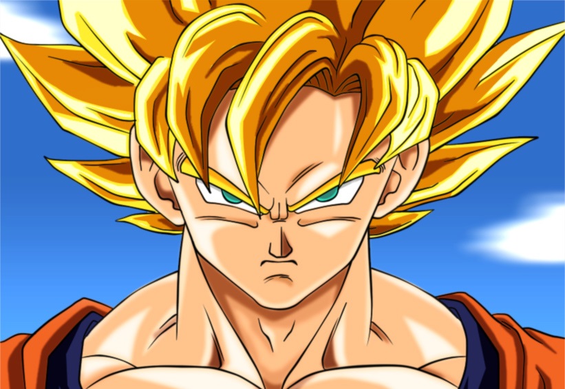 Resultado de imagem para goku super sayajin