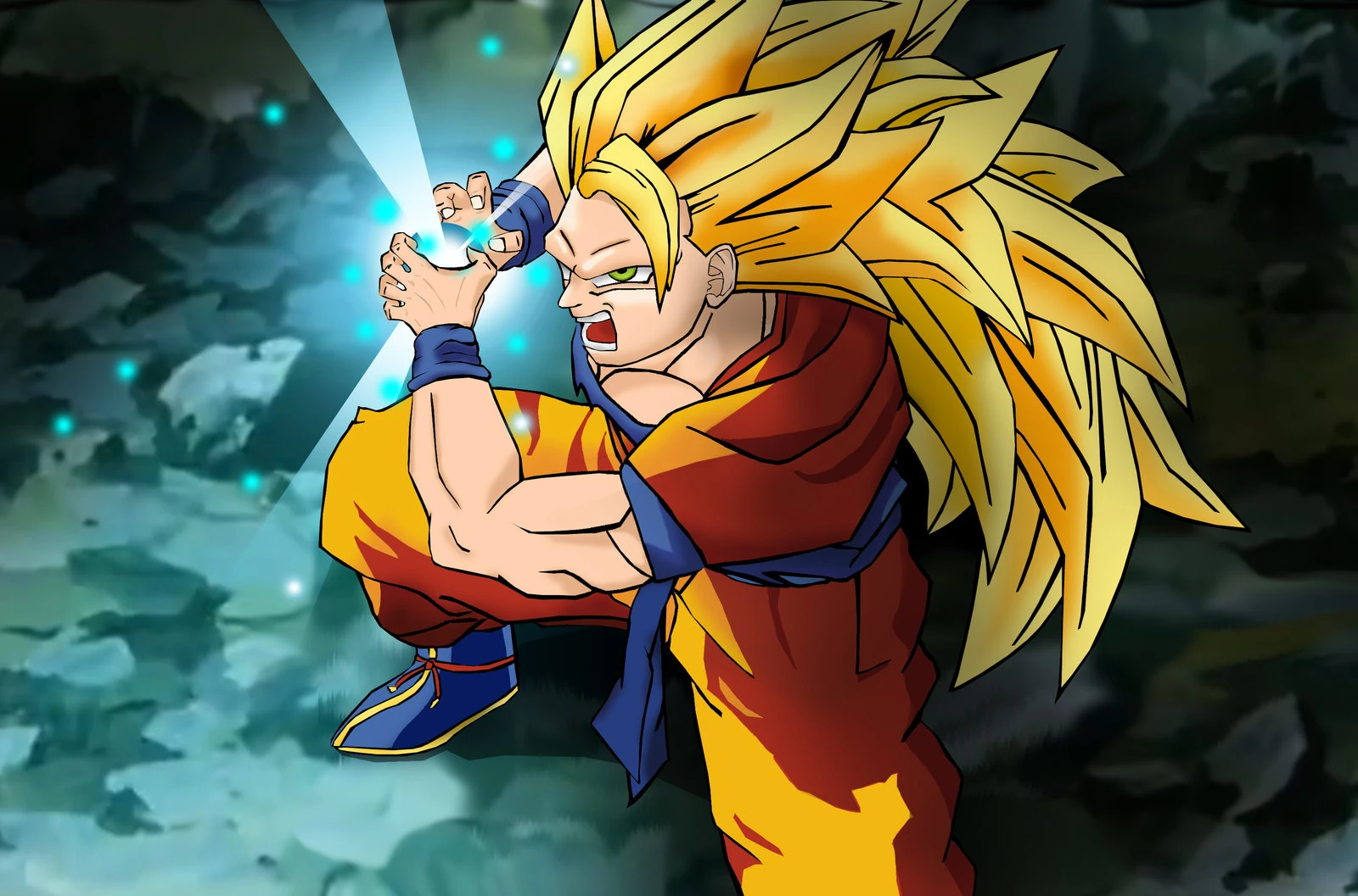 Image Goku ssj3 kamehameha jpg Dragon Ball Updates Wiki FANDOM