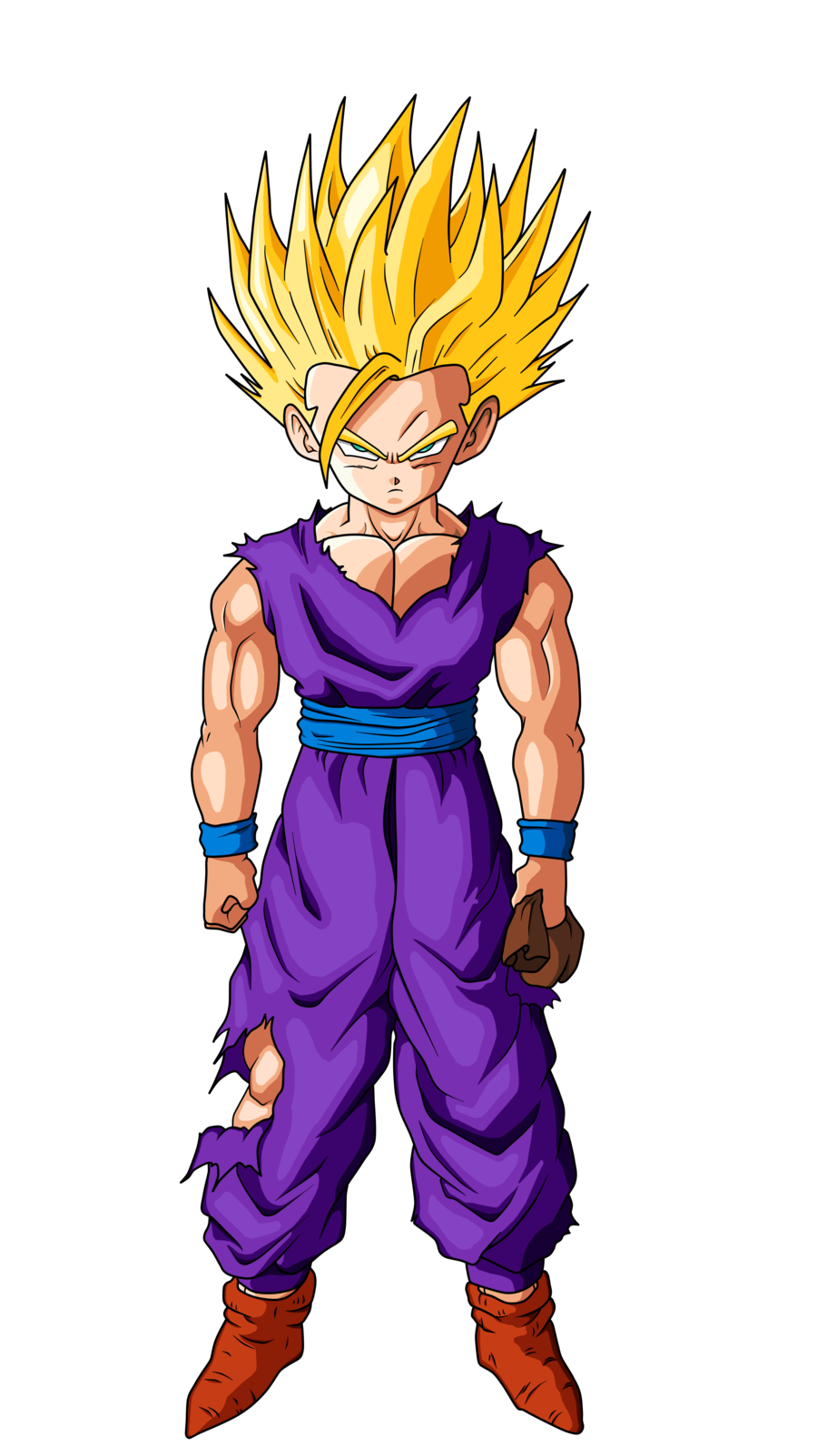 Launchblonde Dragon Ball Z Gohan Ssj2 Drawing gohan ssj2 by DPL1 on