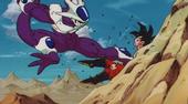 Cooler kicking goku