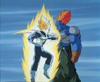 Vegeta fighting android 13