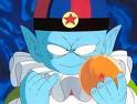 Pilaf holding a dragonball