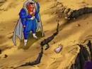 Dabura standing over a hand