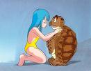 Maron kising turtle