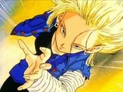 Android 18 flies