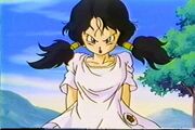 Videl trying to fly