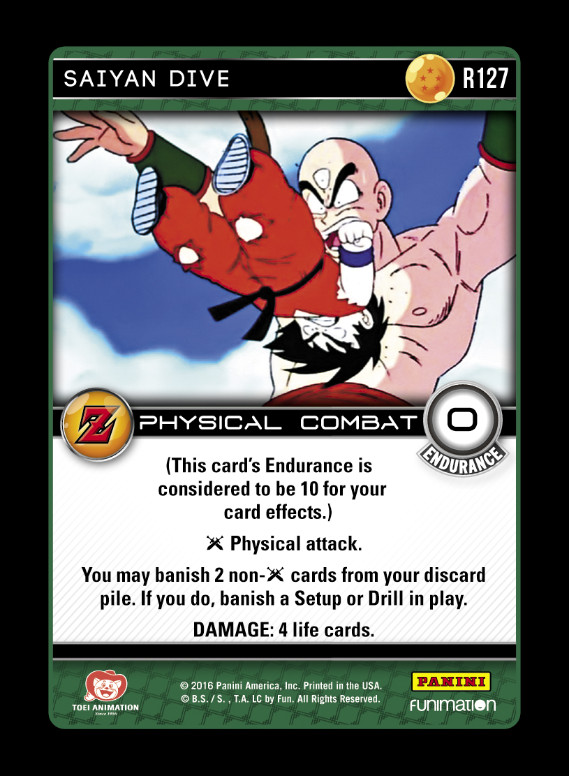 Saiyan Dive  DragonBallZTCG Wiki  FANDOM powered by Wikia