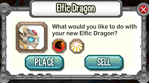 dragon city elfic dragon level