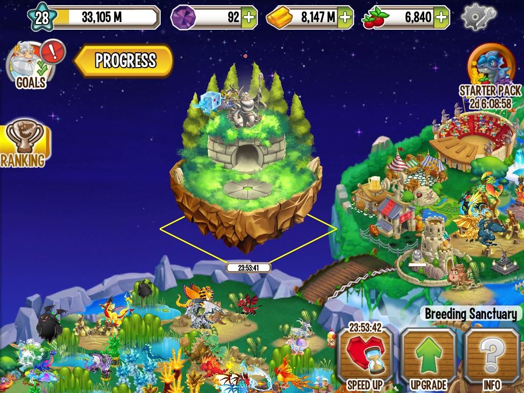 breeding sanctuary dragon city