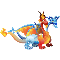 how to breed fire and ice dragon in dragon city