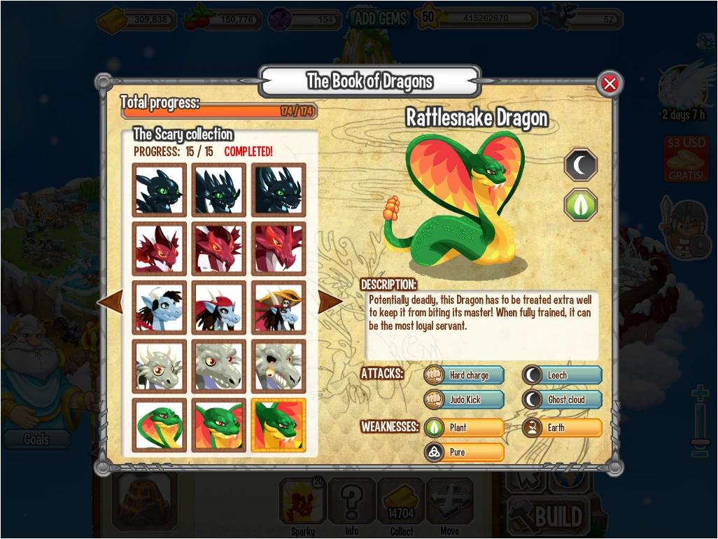 Rattlesnake Dragon Dragon City Wiki FANDOM powered by Wikia