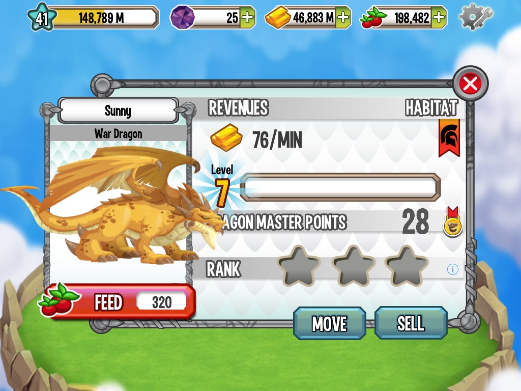 dragon city war dragon required level to hatch