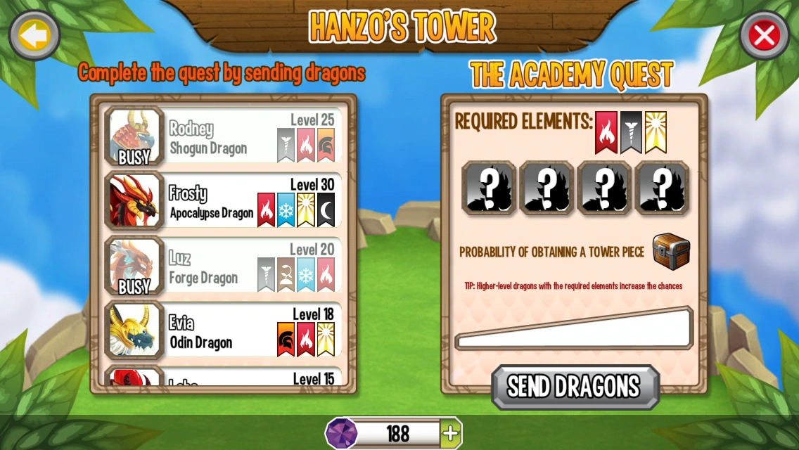 Towers/Hanzo's Tower Dragon City Wiki FANDOM powered by Wikia