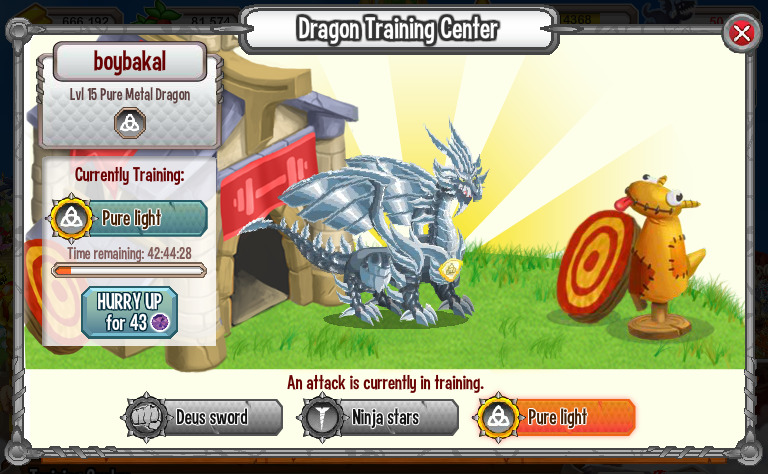 what 2 dragons do u use to hot metal dragon in dragon city