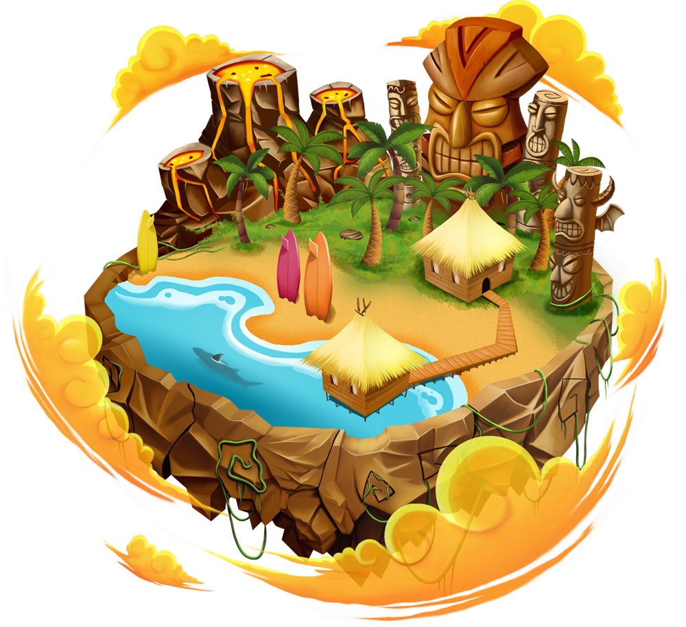 jungle island dragon city map