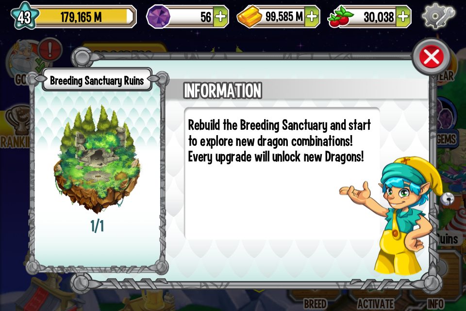 sanctuary breeding dragon city