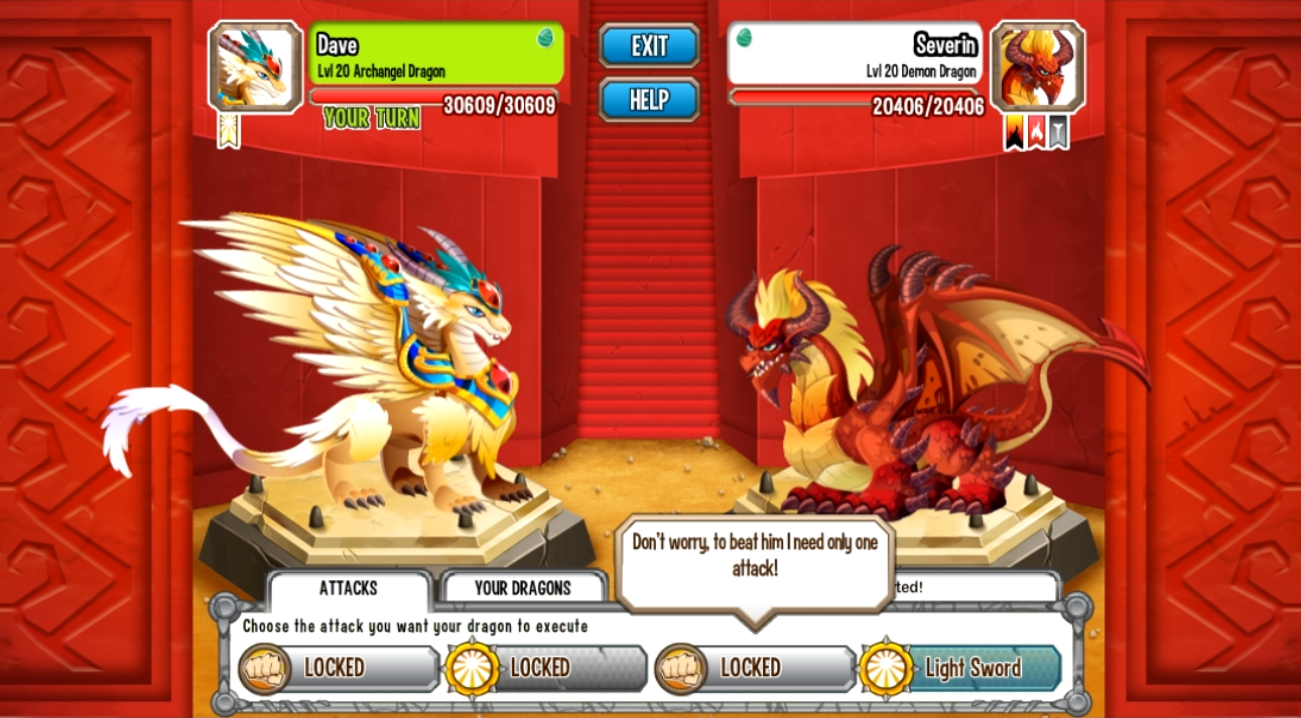 how to breed archangel dragon on dragon mania legend