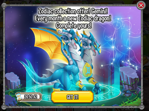 Zodiac Gemini Dragon Offer