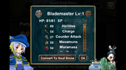 Blademaster Stat