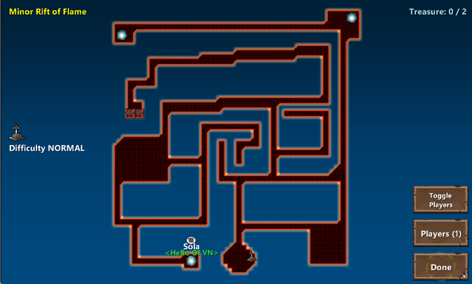 Minor Rift of Flame(Sola Map)