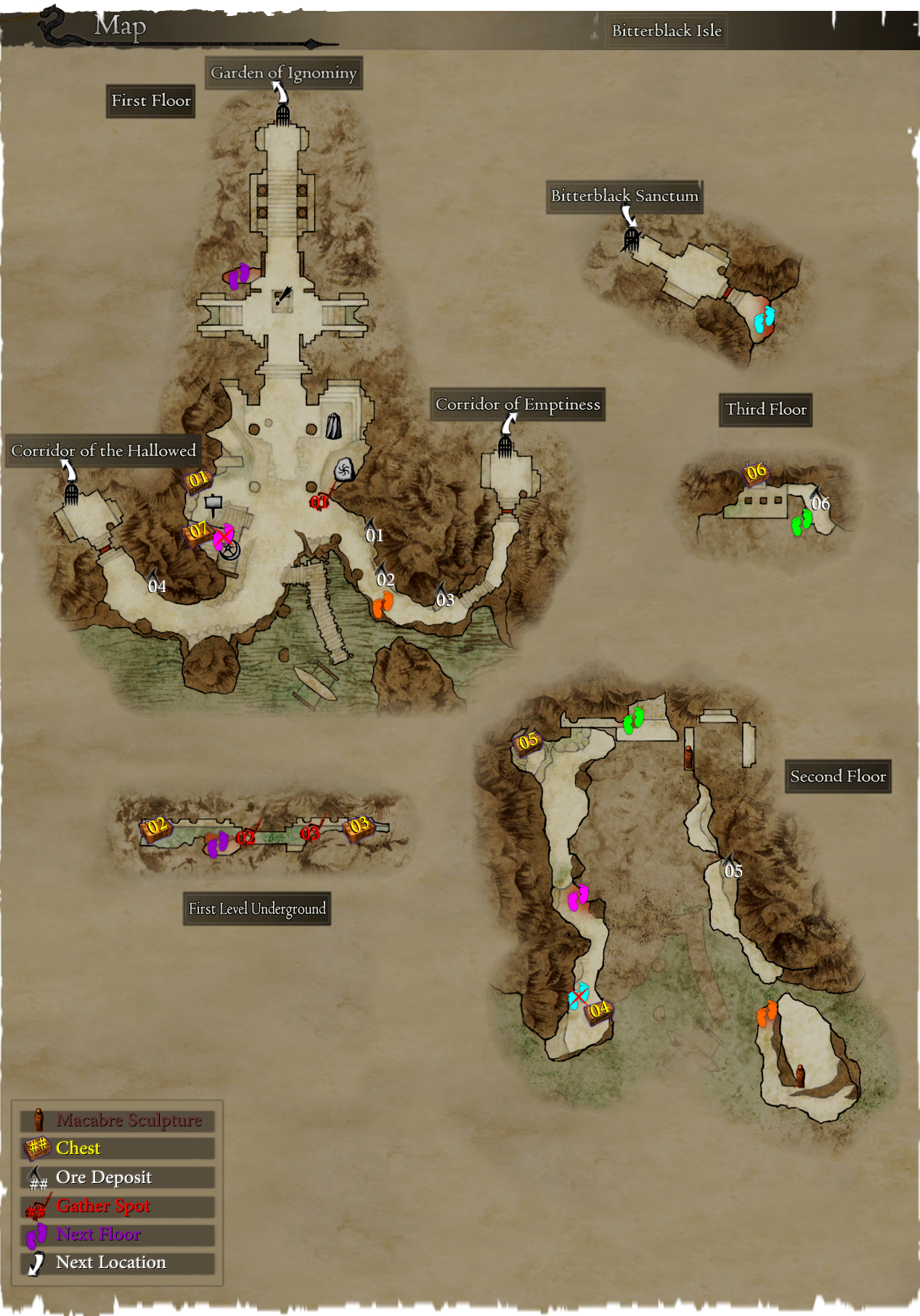 Dragons Dogma World Map