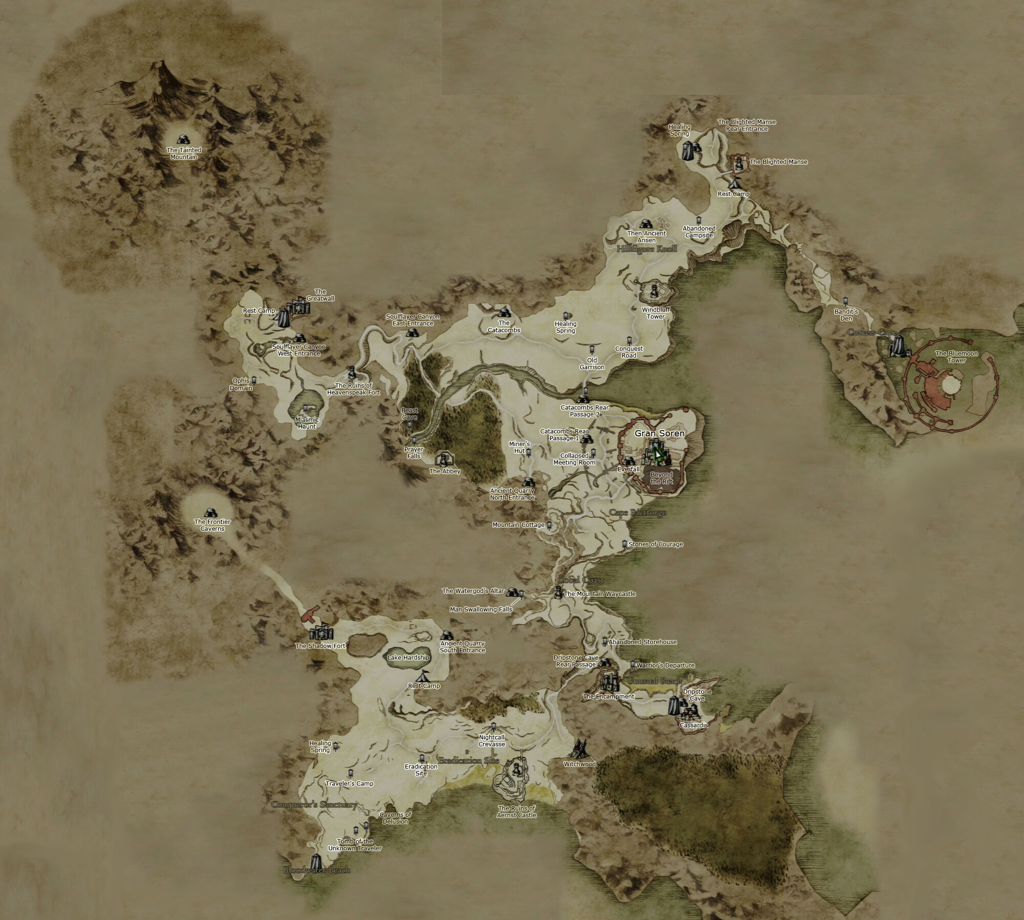 Imagen - Gransys map large w labels.jpg | Dragon's Dogma | FANDOM