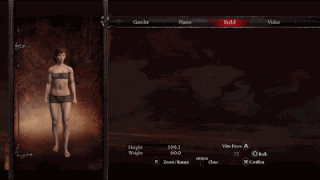 Character edit presents female
