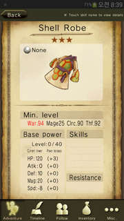 Shell Robe