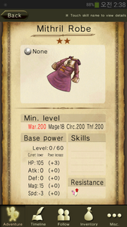 Mithril Robe