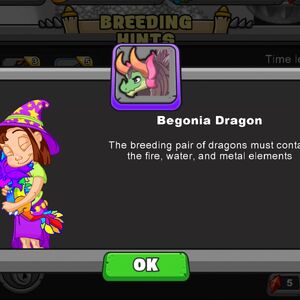 Begonia Dragon Dragonvale Wiki Fandom