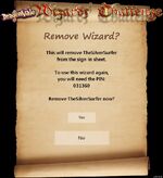 Remove-wizard