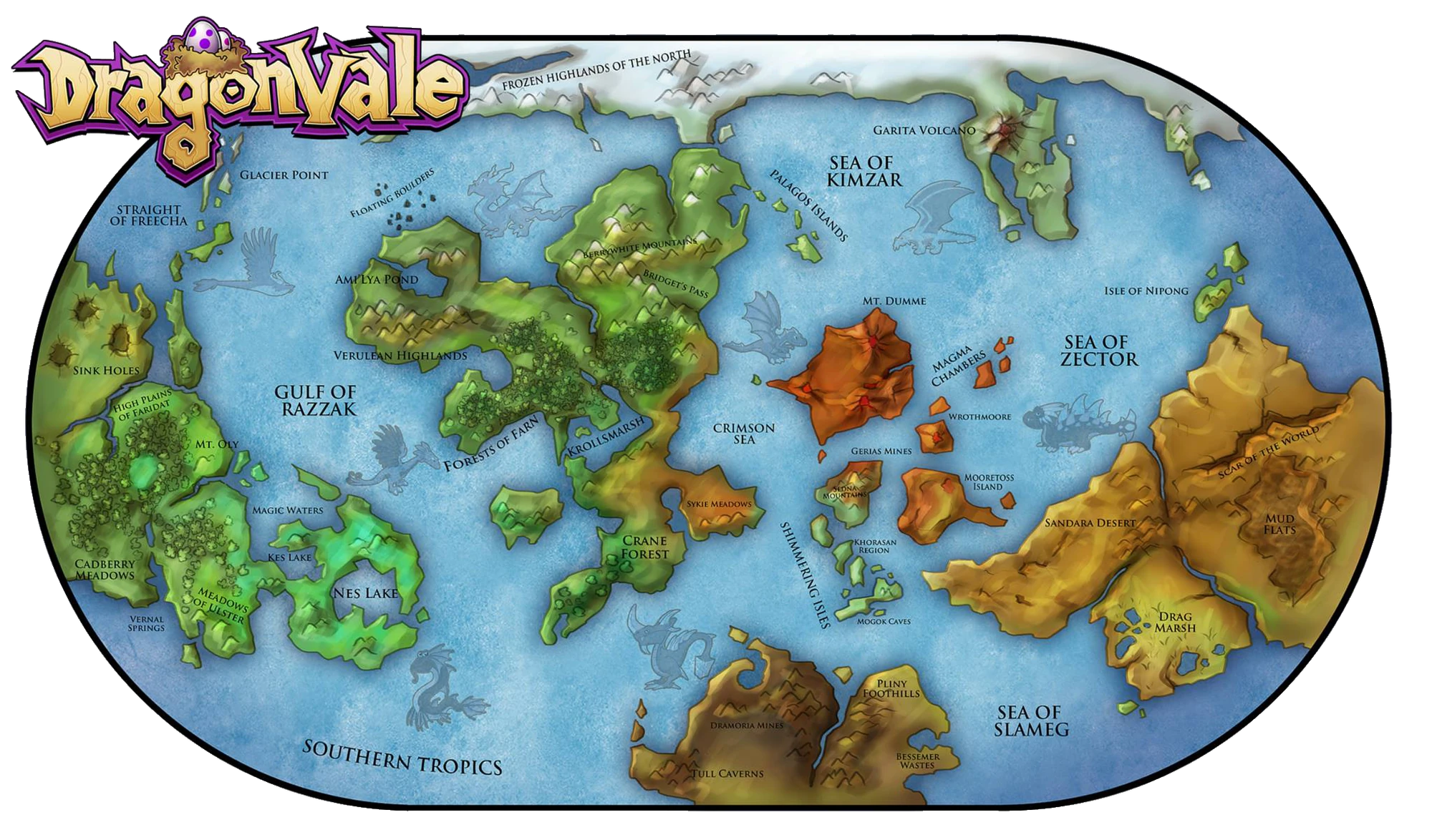DragonVale Map DragonVale Wiki Fandom